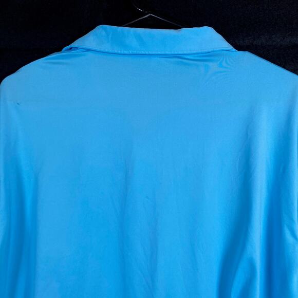 Peter Millar Mens Shirt Blue Short Sleeve Summer Crown Comfort Polo Stretch M - Picture 11 of 14